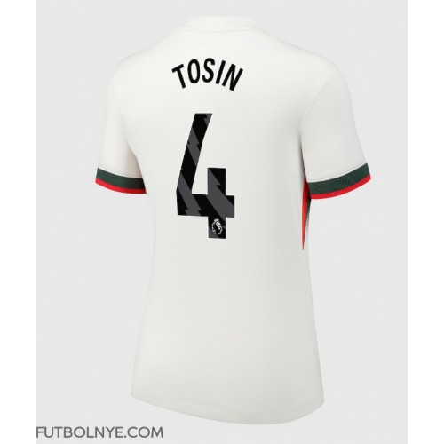 Camiseta Chelsea Tosin Adarabioyo #4 Visitante Equipación para mujer 2025-26 manga corta Camiseta Chelsea Tosin Adarabioyo #4 Visitante Equipación para mujer 2025-26 manga corta